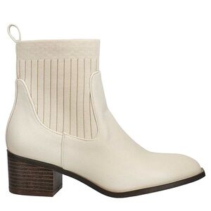 CL by Laundry Core Knit Ankle Booties Beige Size 10